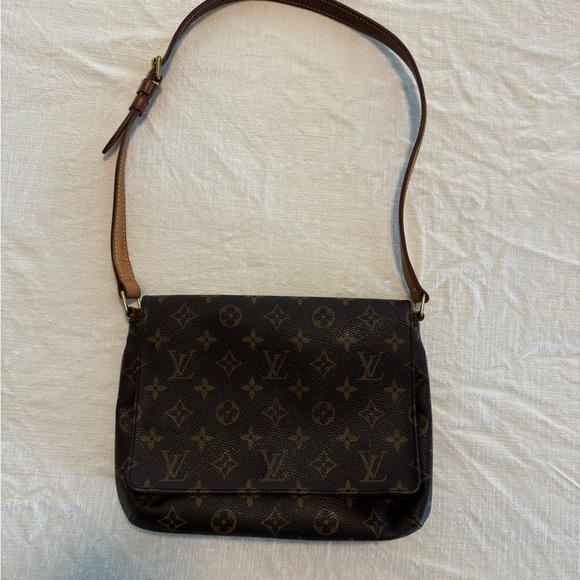 Louis Vuitton Dark Brown Monogram Crossbody Bag - Picture 1 of 11